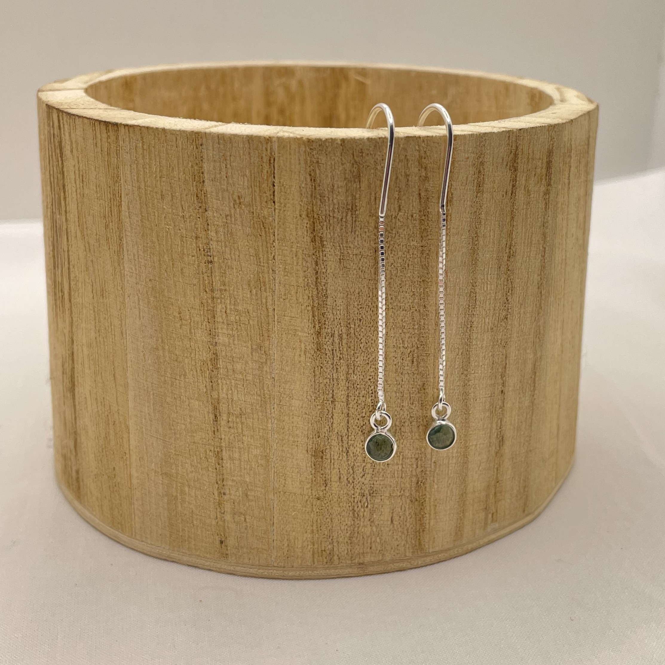 Boucles d'oreilles AVA Topaze Argent